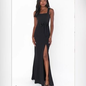 Paris Gown Dress - Black